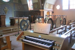 Trio Les Chants du Gong Orchestra - concert Gongs et Orgue - Arcachon Le Moulleau4