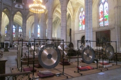 Trio les Chants du gong orchestra Concert gongs et orgues - Bazas 13 07 2016 004