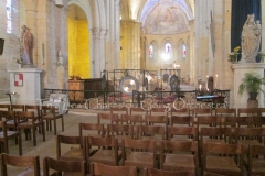 Trio les Chants du Gong Orchestra Concert gongs et orgues - Cadouin 5 09 2015 013