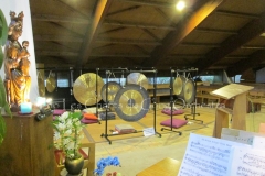 Trio les Chants du Gong Orchestra Concert gongs et orgues - Piquey - Cap Ferret 12 02 2017 026