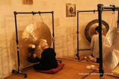 Trio les Chants du gong orchestra Concert gongs et orgues Bouliac 008