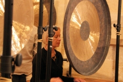 Trio les Chants du gong orchestra Concert gongs et orgues Bouliac 014