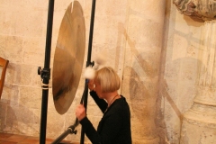 Trio les Chants du gong orchestra Concert gongs et orgues Bouliac 016